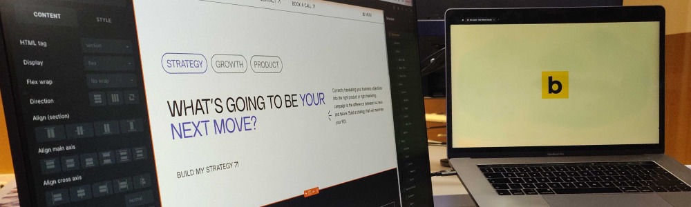 Showcase image of bricks page builder in action